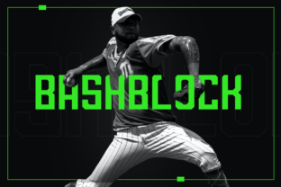 BashBlock: The Energetic Display Font for Makers