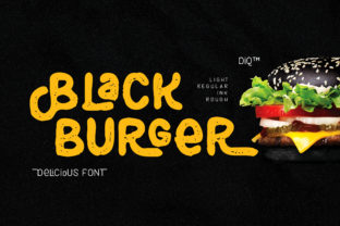 Black Burger: A Cute Display Font for Standout Brands