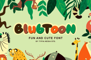 Blubtoon: A Whimsical Display Font for Modern Web Design