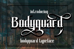 Bodyguard: A Bold Display Font for Editorial Impact