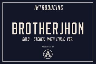 Brother Jhon Duo: A Sporty Vintage Display Font Review
