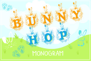 Bunny Hop Monogram: A Playful Font for Brand Growth