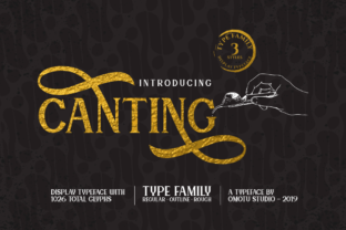Canting: A Decorative Serif Font for Elegant Branding