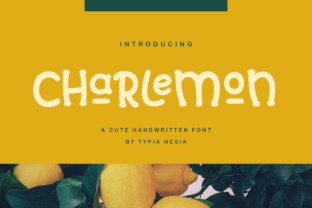 Charlemon: The Whimsical Display Font for Sweet Brands