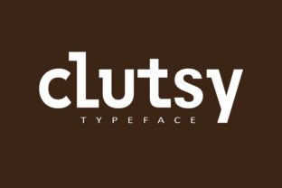 Clutsy: A Chunky Display Font for Bold Maker Brands