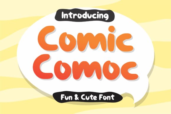 Comiccomoc: A Playful Display Font for Modern Editorial Design