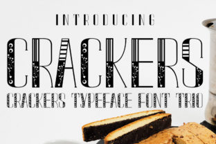 Crackers Font: A Playful Display Typeface for Branding