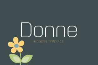 Donne: The Modern Display Font for Handmade Brands