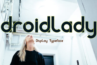 Droidlady: A Vintage Display Font for Makers