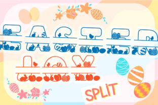 Easter Joy Split: A Handcrafted Display Font for Editorial Design