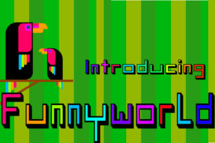 Funnyworld: A Dynamic 3D Display Font for Creative Headlines