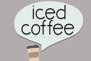 Iced Coffee Font: A Cool Display Typeface for Branding