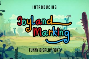 Joyland Marking: A Playful Display Font for Web Design