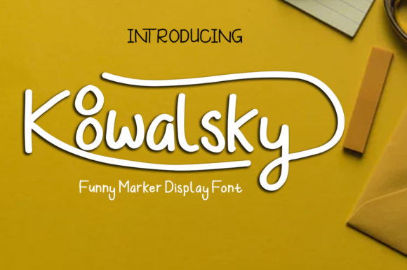Koowalsky: The Bold Display Font for Viral Marketing