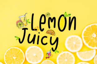 Lemon Juicy: A Whimsical Display Font for Web Design