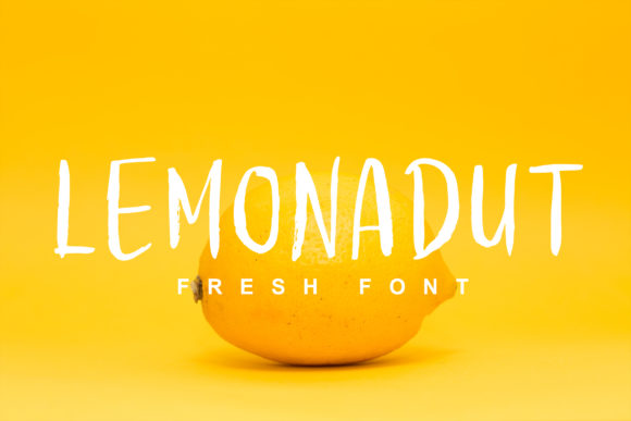 Lemonadut: A Fresh Display Font for Modern Brands