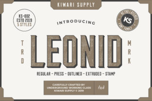 Leonid Font Review: Bold Retro Style for Makers