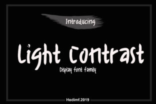 Light Contrast Font: Bold Style for Handmade Brands