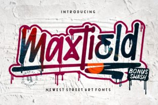 Maxtield: The Bold Graffiti Font for Modern Crafts