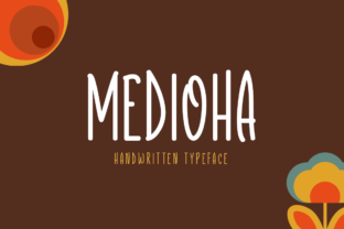 Medioha: The Handwritten Display Font for Makers