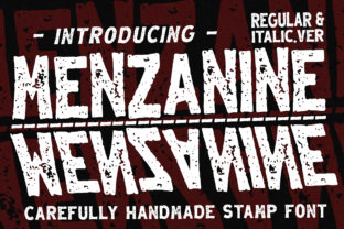 Menzanine: The Rustic Display Font for Authentic Brands