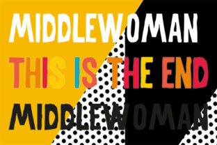 MiddleWoman: The Bold Display Font for Scroll-Stopping Headlines