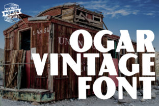 Ogar: The Bold Vintage Display Font for Modern Web Design