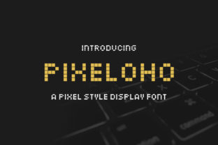 Pixeloho: A Modern Pixel Font for Digital Brands
