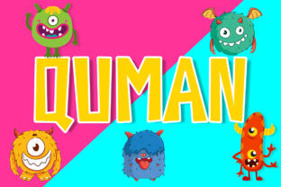Quman: The Playful Display Font for Viral Content