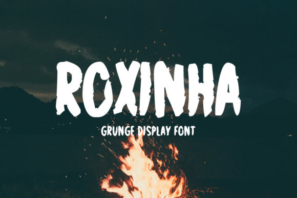 Roxinha: The Grungy Display Font for Bold Branding