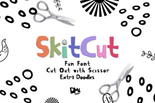 Skit Cut Font Review: A Quirky Display for Playful Designs