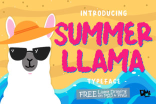 Summer Llama: A Soft Display Font for Modern Web Design
