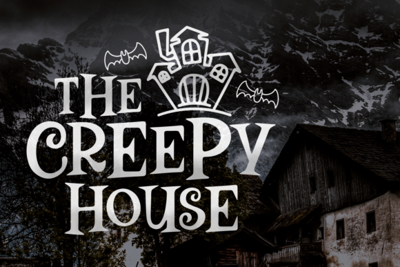 The Creepy House: A Spooky Display Font for Makers