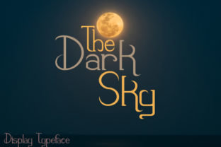 The Dark Sky: A Horror-Inspired Display Font for Editorial Impact