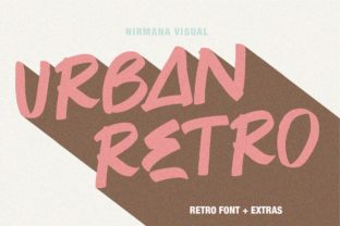 Urban Retro Typeface for Bold Brand Identity