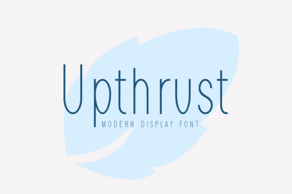 Using Upthrust Font for Elegant Brand Identity Projects