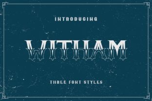Witham Family: A Retro Display Font for Editorial Design